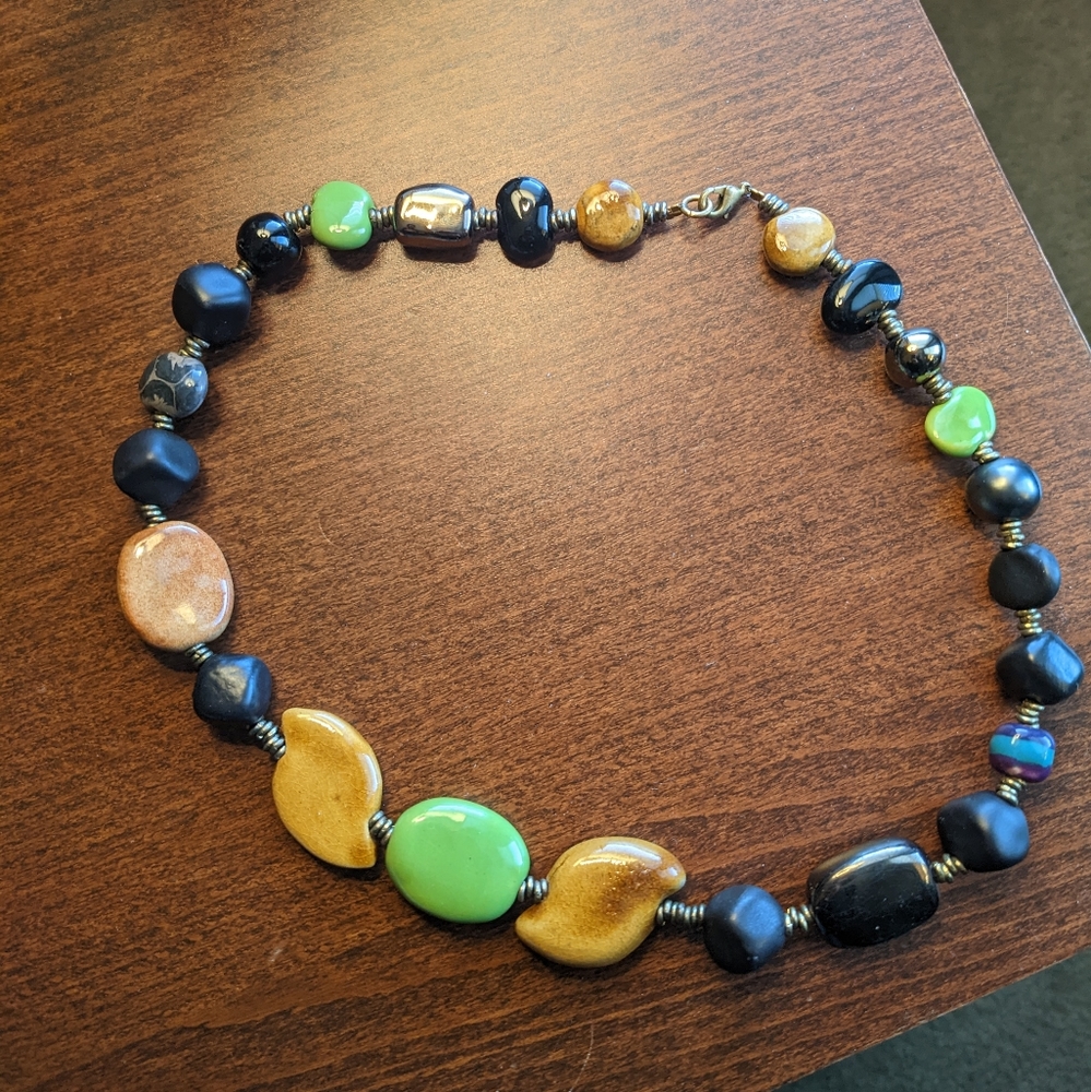 Stone necklace from Kenya